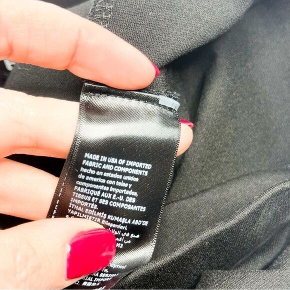 Bebe Women's Black High-Waisted Leggings with Sheer Lace Appliqué Detail Bebe XS - Picture 5 of 9